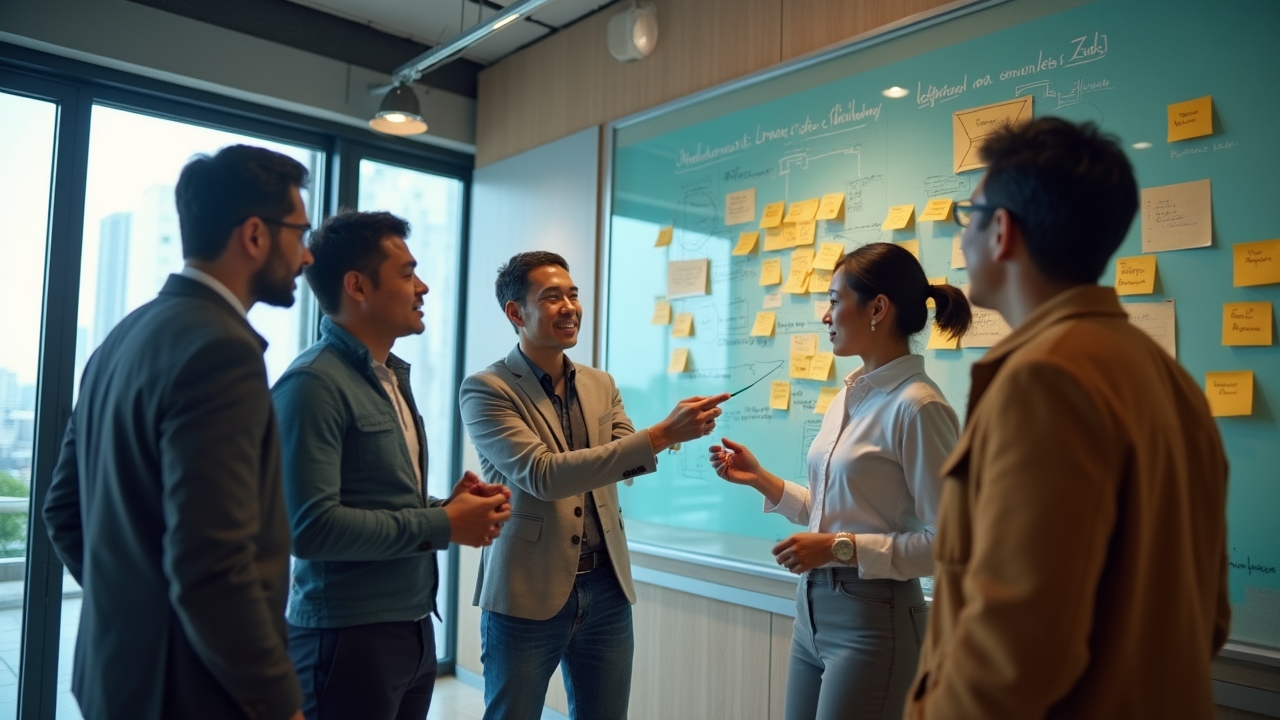 Team collaboration during strategic implementation